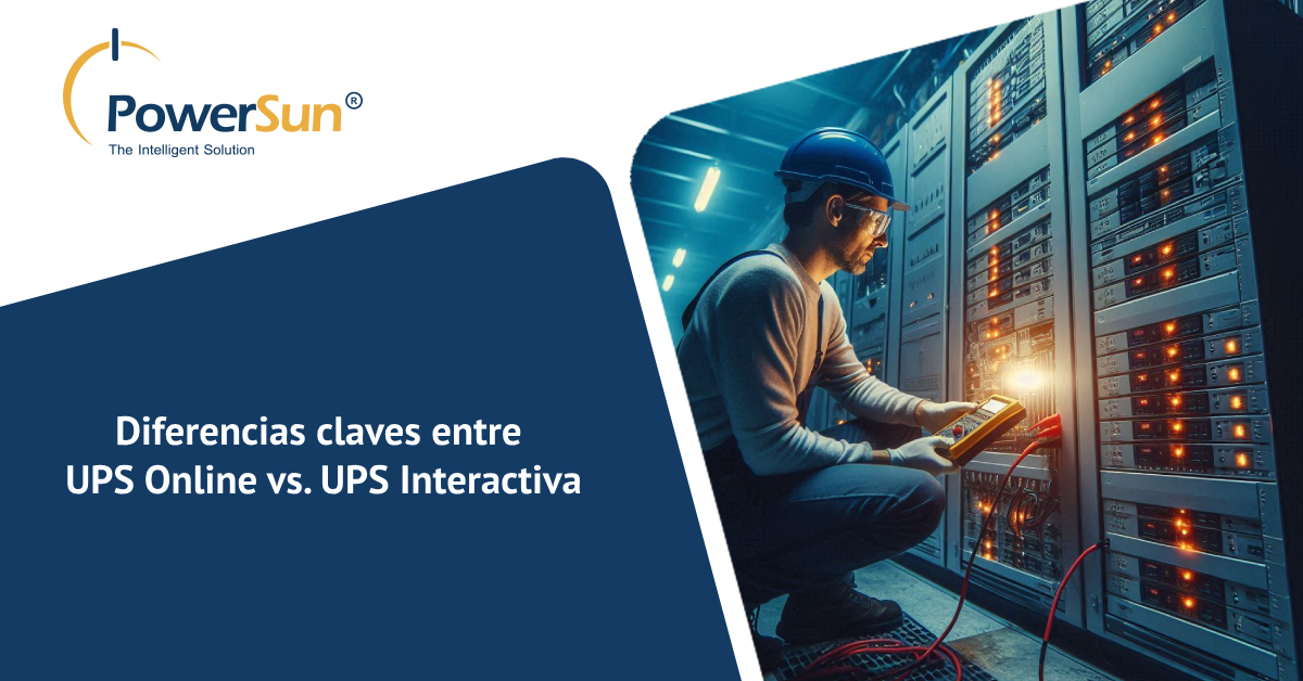 UPS Online vs. UPS Interactiva: Diferencias, características técnicas y beneficios operativos